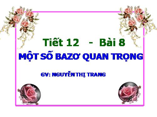 Bài 7. Tính chất hoá học của bazơ