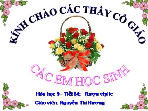 Bài 44. Rượu etylic