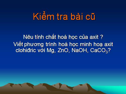 Bài 4. Một số axit quan trọng