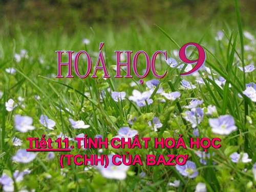 Bài 7. Tính chất hoá học của bazơ