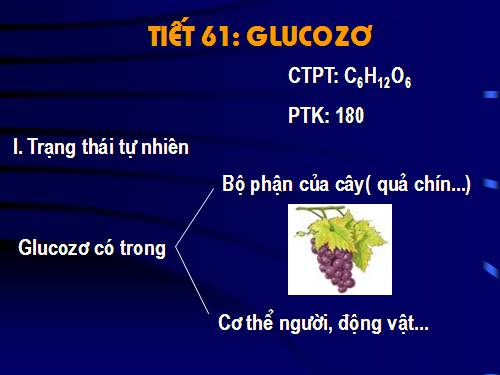 Bài 50. Glucozơ