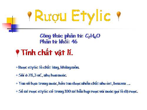 Bài 44. Rượu etylic