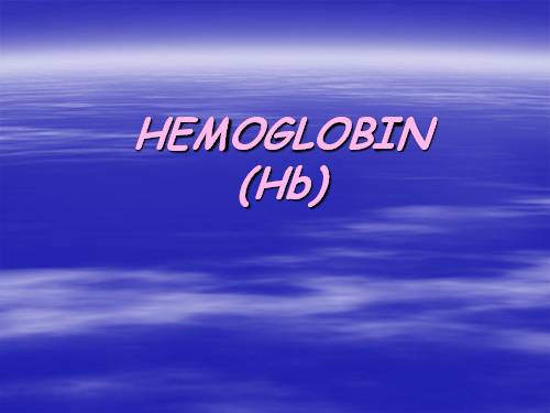 Hemoglobin