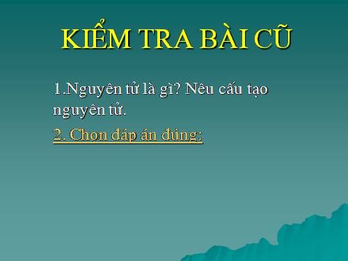 Bài 31. Sơ lược về bảng tuần hoàn các nguyên tố hoá học