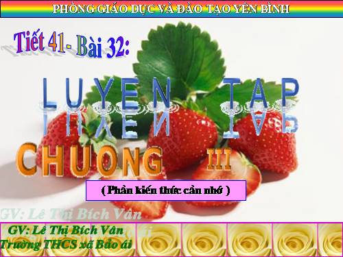 Bài 32. Luyện tập chương 3: Phi kim. Sơ lược về bảng tuần hoàn các nguyên tố hoá học