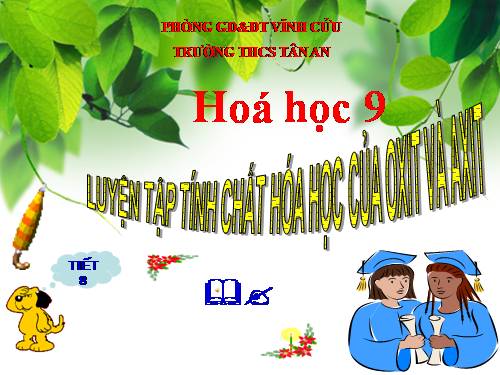 Bài 5. Luyện tập: Tính chất hoá học của oxit và axit