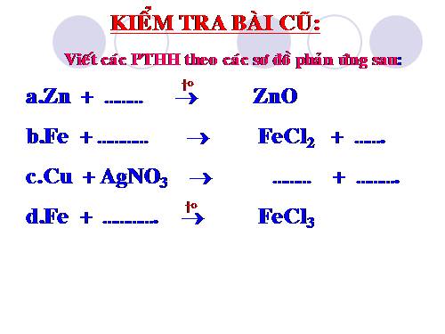 Bài 17. Dãy hoạt động hoá học của kim loại