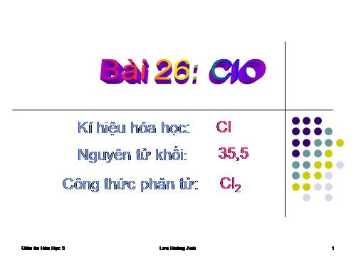 Bài 26. Clo