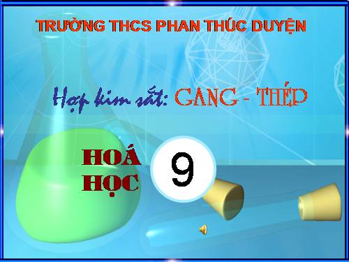 Bài 20. Hợp kim sắt: Gang, thép