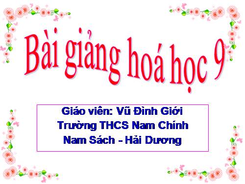 Bài 12. Mối quan hệ giữa các loại hợp chất vô cơ