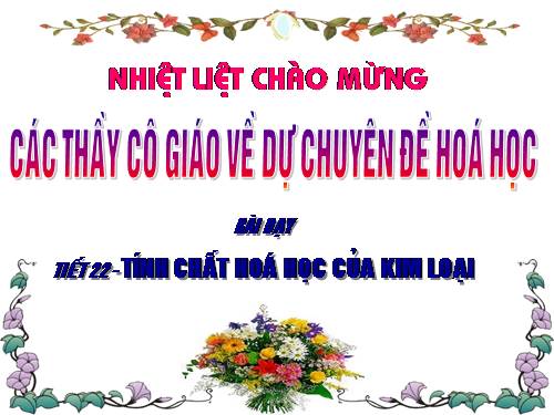 Bài 16. Tính chất hoá học của kim loại