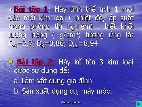 Bài 16. Tính chất hoá học của kim loại