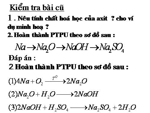 Bài canihidroxit Ca(OH)2