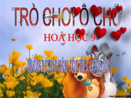 TRÒ CHƠI Ô CHỮ