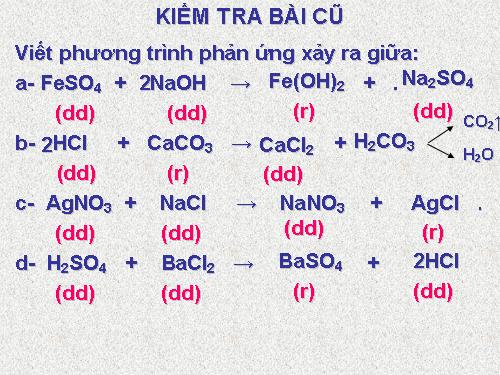 Bài 9. Tính chất hoá học của muối