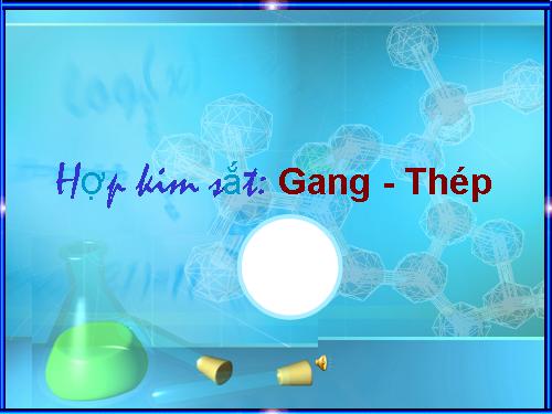 Bài 20. Hợp kim sắt: Gang, thép