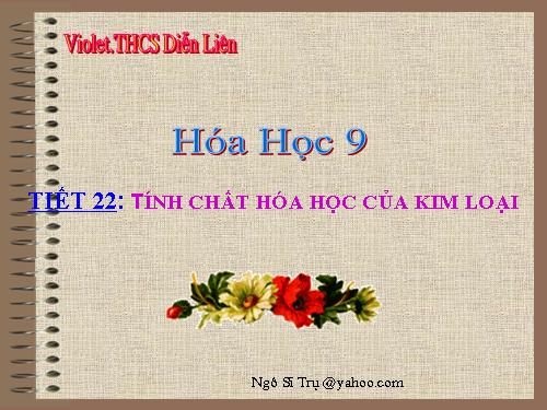 Bài 16. Tính chất hoá học của kim loại