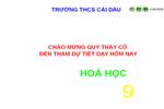 Bài 32. Luyện tập chương 3: Phi kim. Sơ lược về bảng tuần hoàn các nguyên tố hoá học