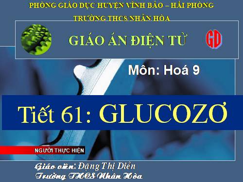 Bài 50. Glucozơ