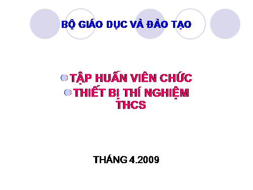 Quản lý thiết bị môn hóa học