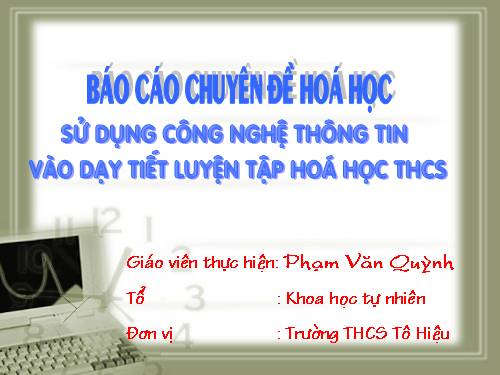 Chuyên đề hóa học