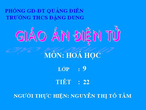 Bài 16. Tính chất hoá học của kim loại