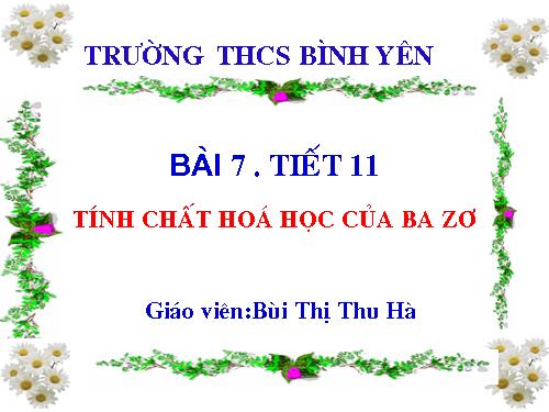 Bài 7. Tính chất hoá học của bazơ