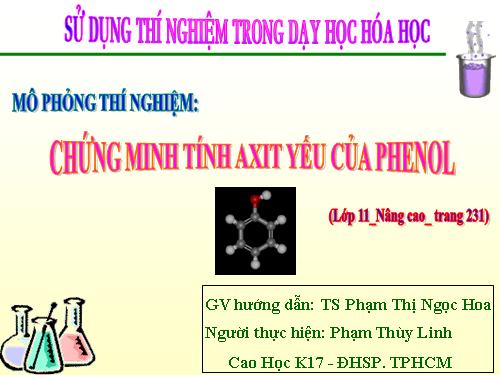 Tinh axit yeu cua Phenol