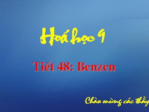 Bài 39. Benzen