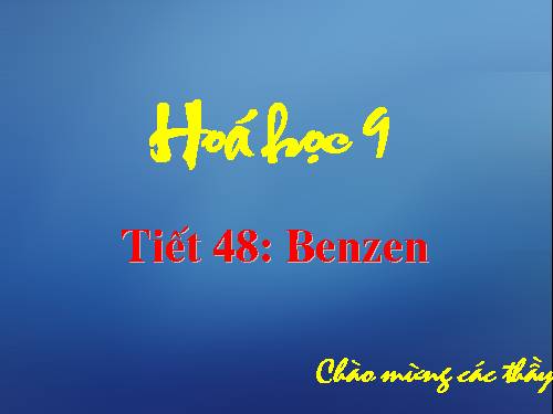 Bài 39. Benzen