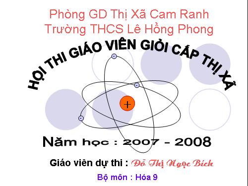 Bài 31. Sơ lược về bảng tuần hoàn các nguyên tố hoá học