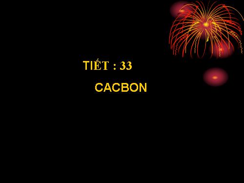 Bài 27. Cacbon