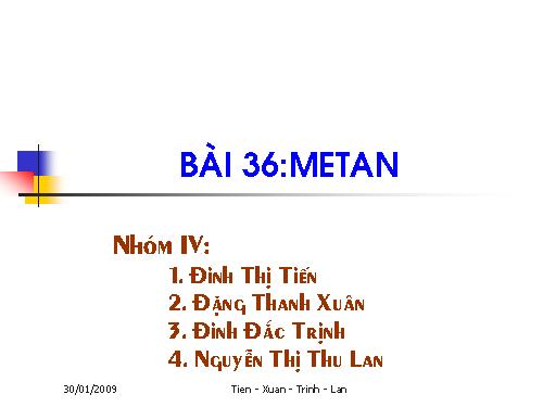 Bài 36. Metan