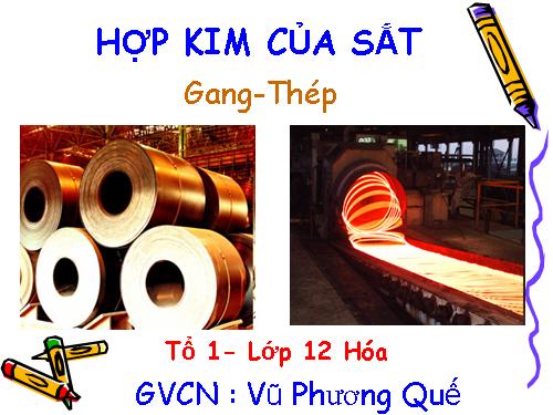 Bài 20. Hợp kim sắt: Gang, thép