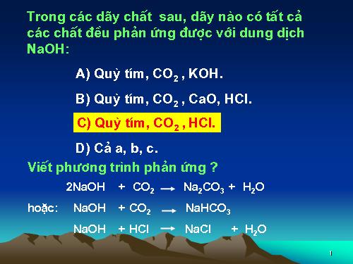 Bài 8. Một số bazơ quan trọng