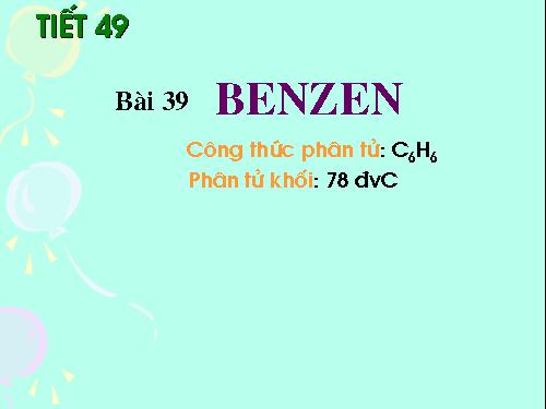 Bài 39. Benzen