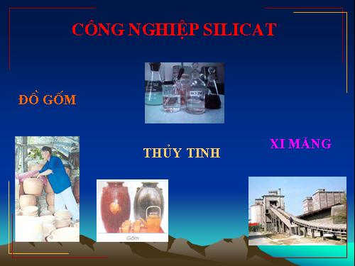 Bài 30. Silic. Công nghiệp silicat.