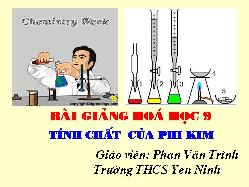 Bài 33. Thực hành: Tính chất hoá học của phi kim và hợp chất của chúng