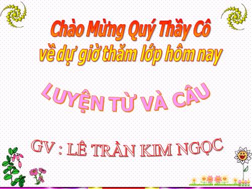 Tuần 8. Dấu ngoặc kép