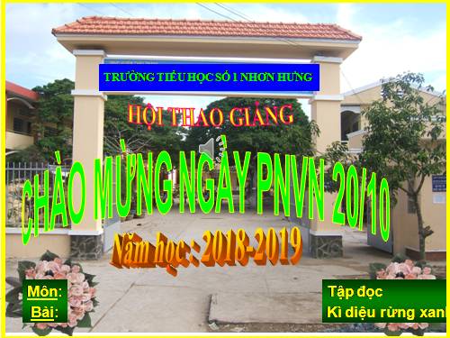 Tuần 8. Kì diệu rừng xanh