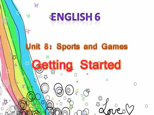 Unit 08. Sports and games. Lesson 1. Getting started