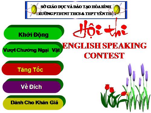 ENGLISH SPEAKNG CONTEST-HAY