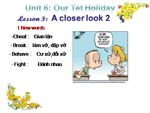 Unit 06. Our Tet holiday. Lesson 3. A closer look 2