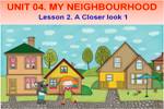 Unit 04. My neighbourhood. Lesson 1. Getting started