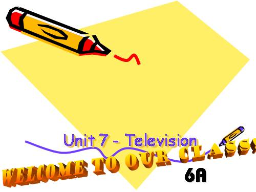 Unit 07. Television. Lesson 1. Getting started