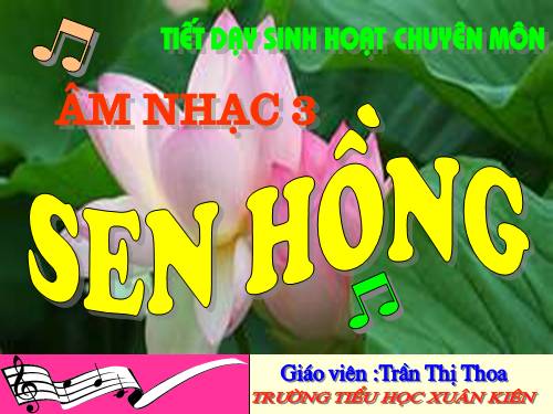 Bài 12. Sen hồng