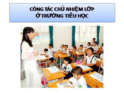 Thi GV chủ nhiệm giỏi