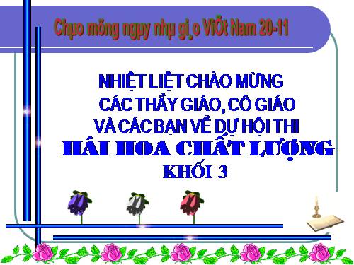 HÁI HOA CHẤT LƯỢNG KHỐI 3