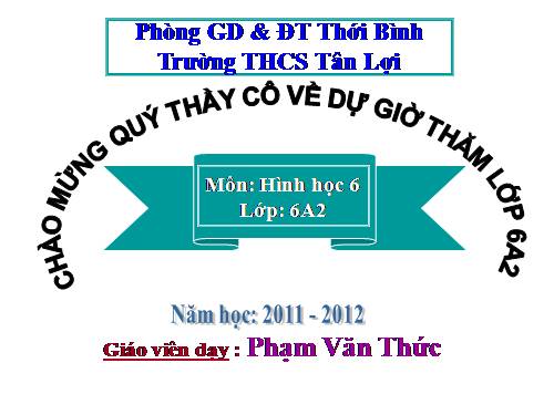 Chương I. §9. Vẽ đoạn thẳng cho biết độ dài