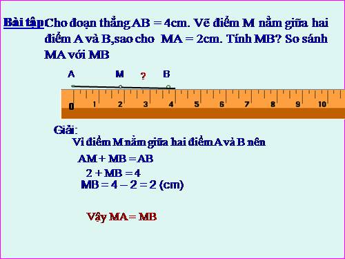 Chương I. §10. Trung điểm của đoạn thẳng